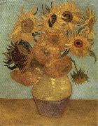 Vincent Van Gogh Sunflowers painting